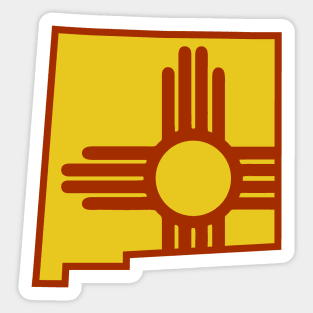 New Mexico Shirt Sticker